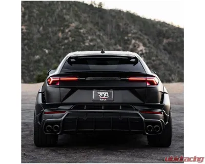 1016 Industries Carbon Fiber Rear Bumper Inserts Lamborghini Urus Performante 2023+ - 1016.940.14