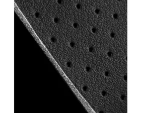 Braum Racing Black Perforated Leatherette Material