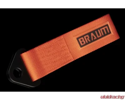 Braum Racing Orange Tow Strap Kit - BRTS-ORG