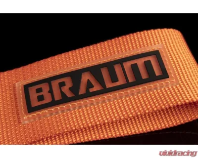 Braum Racing Orange Tow Strap Kit - BRTS-ORG