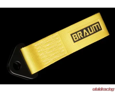 Braum Racing Yellow Tow Strap Kit - BRTS-YLW