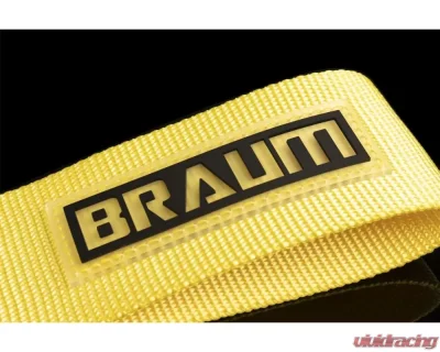 Braum Racing Yellow Tow Strap Kit - BRTS-YLW