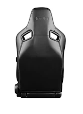 Braum Racing Black / White Leatherette Elite V2 Series Sport Reclinable Seats                                     - BRR1-BKWW2 - Image 4