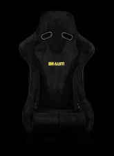 Braum Racing Black Alcantara Falcon-R Series Fixed Back Bucket Carbon Kevlar Composite Seat                                     - BRR9-BSCK - Image 2