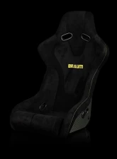 Braum Racing Black Alcantara Falcon-R Series Fixed Back Bucket Carbon Kevlar Composite Seat                                     - BRR9-BSCK - Image 3