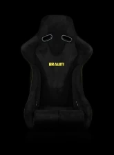 Braum Racing Black Alcantara Falcon-R Series Fixed Back Bucket Carbon Kevlar Composite Seat                                     - BRR9-BSCK - Image 4