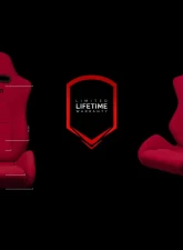 Braum Racing Advan Series Sport Seats (Pair) - Black Leatherette w/ Carbon Insert                                     - BRR2-BKBK - Image 5