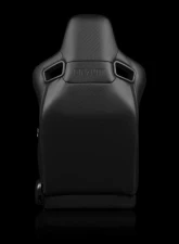 Braum Racing Elite-S Series Sport Seats (Pair) - Black Leatherette|Black Houndstooth                                     - BRR1S-BKBH - Image 4