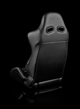 Braum Racing Advan Series Sport Seats (Pair) - Black Leatherette w/ Carbon Insert                                     - BRR2-BKBK - Image 3