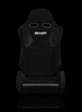 Braum Racing Advan Series Sport Seats (Pair) - Black Cloth                                     - BRR2-BKBS - Image 2