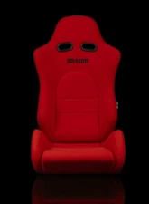 Braum Racing Advan Series Sport Seats (Pair) - Red Jacquard w/ Black Stitching                                     - BRR2-RJBS - Image 2