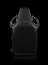 Braum Racing Alpha X Series Sport Seats (Pair) - Black Polo Fabric w/ Grey Stitching                                     - BRR5-BFGS - Image 4