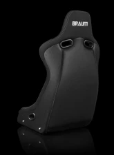 Braum Racing Venom-R Series Fixed Back Bucket Seat (Each) - Black Cloth|Carbon Fiber                                     - BRR7-BKFB - Image 4