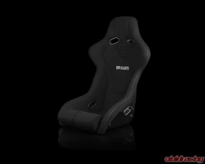 Braum Racing Falcon-R Series Fixed Back Bucket Seat (Each) - Black - BRR9-BKBS