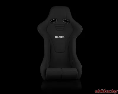 Braum Racing Falcon-R Series Fixed Back Bucket Seat (Each) - Black - BRR9-BKBS
