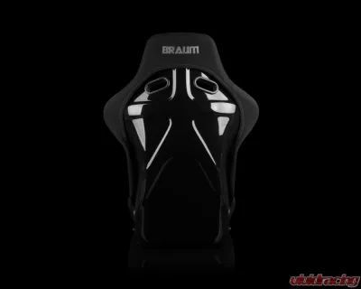Braum Racing Falcon-R Series Fixed Back Bucket Seat (Each) - Black - BRR9-BKBS