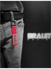 Braum Racing Race Keychain                                     - BRKC-GRY - Image 2