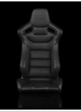 Braum Racing Elite Fixed Back Bucket Seat Black Leatherette (Each)                                     - BRR1-BKFB - Image 5