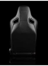 Braum Racing Elite V2 Series Sport Reclinable Seats Black Leatherette|Honeycomb Suede|Red Stitching (Pair)                                     - BRR1-HXRS2 - Image 4