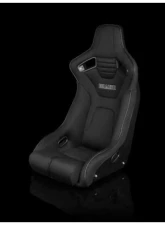 Braum Racing Elite-R Fixed Back Bucket Seat Black Cloth|Black Trim (Each)                                     - BRR1R-BKBS - Image 4
