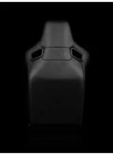 Braum Racing Elite-R Fixed Back Bucket Seat Black Cloth|Black Trim (Each)                                     - BRR1R-BKBS - Image 3