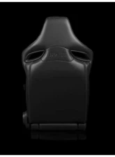 Braum Racing Orue-S Series Sport Reclinable Seats Black Leatherette|Honeycomb Alcantara|Orange Stitching (Pair)                                     - BRR6S-HXOS - Image 5