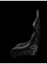 Braum Racing Falcon-S Series Fixed Back Bucket FRP Composite Seat Black Leatherette|Alcantara Inserts|Carbon Forge Composite (Each)                                     - BRR9S-BKCR - Image 5