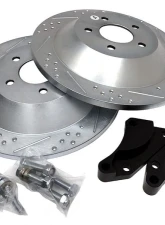 Baer Sport Baer Brake Systems Eradispeed1 Rear Brake Rotors for 1994-2004 Ford Mustang GT                                     - 2262011 - Image 2