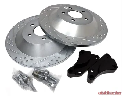 Baer Sport Baer Brake Systems Eradispeed1 Rear Brake Rotors for 1994-2004 Ford Mustang GT - 2262011