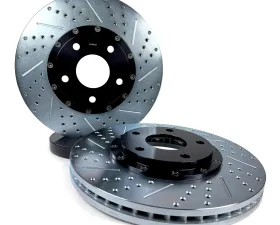 Baer Brake Systems Baer Brakes EradiSpeed+ Front 2-piece Performance Brake Rotors, SDZ Stingray Front 2014-2019