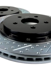 Baer Sport Baer Brake Systems EradiSpeed+ 2-Piece Rear Brake Rotors for 2016-2024 Chevy Camaro SS                                     - 2302071 - Image 2