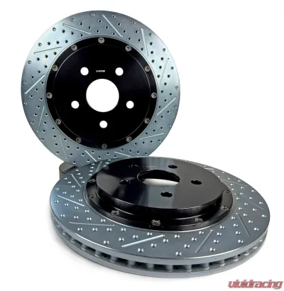 Baer Sport Baer Brake Systems EradiSpeed+ 2-Piece Rear Brake Rotors for 2016-2024 Chevy Camaro SS - 2302071