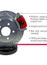Baer Sport Baer Brakes 11.625" Rear Classic Brake System for 1979-1993 Ford Mustang Fox 5-Lug                                     - 4262748R - Image 3