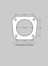 Baer Brake Systems Baer Brakes 13" Pro+ Rear Brake Kit, Grabber Blue, SDZ Rear                                     - 4302396GB - Image 3