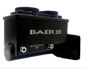 Baer Brake Systems ReMaster 4-Bolt Mopar Master Cyl Assembly, Black, 1-1/8in bore, Left port