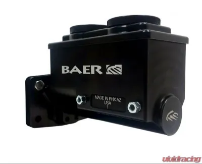 Baer Brake Systems ReMaster 4-Bolt Mopar Master Cyl Assembly, Black, 1in bore, Right port - 6801301RP