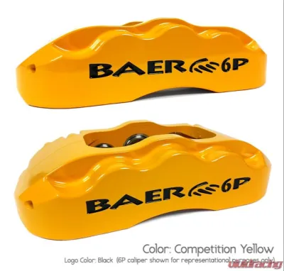 Baer Brake Systems Baer Brakes 11" SS4+ Front Brake Kit, Comp Yellow, SDZ, Std. Studs - 4261369CY