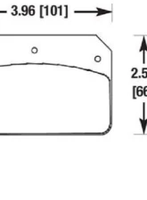 Baer Brake Systems Baer Brakes Replacement "Race" Pads for Select Baer S4 Caliper                                     - DR1-N - Image 3
