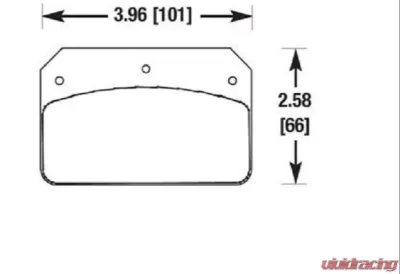 Baer Brake Systems Baer Brakes Replacement "Race" Pads for Select Baer S4 Caliper - DR1-N