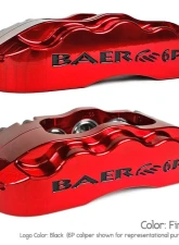 Baer Brake Systems Baer Brakes 11" SS4+ Front Brake Kit, Fire Red, SDZ, Std. Studs Front                                     - 4301438FR - Image 2