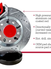 Baer Brake Systems Baer Brakes 13" Classic Series Front Brake Kit Front                                     - 4261566R - Image 3