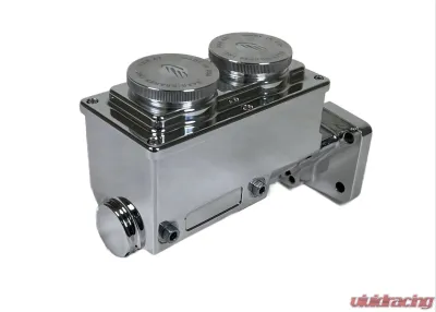Baer Brake Systems ReMaster 4-Bolt Mopar Master Cyl Assembly, Polished, 1-1/8in bore, Left port - 6801305LP