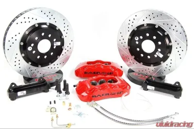 Baer Brake Systems Baer Brakes 14" Pro+ Front Brake Kit - Red Front - 4391002R