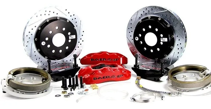 Baer Brake Systems Baer Brakes 14" Pro+ Rear Brake Kit, Grabber Blue, SDZ Base Rear 2005-2014 - 4262163GB