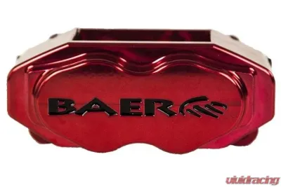 Baer Brake Systems Baer Brakes 11" SS4+ Deep Stage Rear Brake Kit, Fire Red, SDZ - 4142070FR