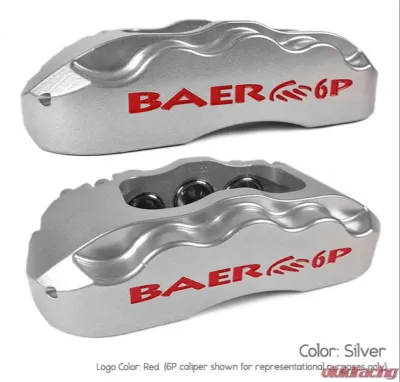 Baer Brake Systems Baer Brakes 13" Track4 Front Brake Kit, Silver, SDZ, Std. Studs Front - 4301618S