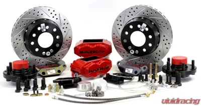 Baer Brake Systems Baer Brakes 11" SS4+ Front Brake Kit, Comp Yellow, SDZ, Std. Studs - 4261369CY