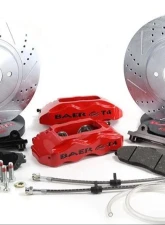 Baer Brake Systems Baer Brakes 13" Track4 Front Brake Kit, Monster Green, SDZ Front                                     - 4301396MG - Image 2