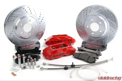 Baer Brake Systems Baer Brakes 13" Track4 Front Brake Kit, Monster Green, SDZ Front - 4301396MG