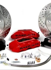 Baer Brake Systems Baer Brakes 13" Track4 Front Brake Kit, Fire Red, SDZ, Std. Studs Front                                     - 4301512FR - Image 2